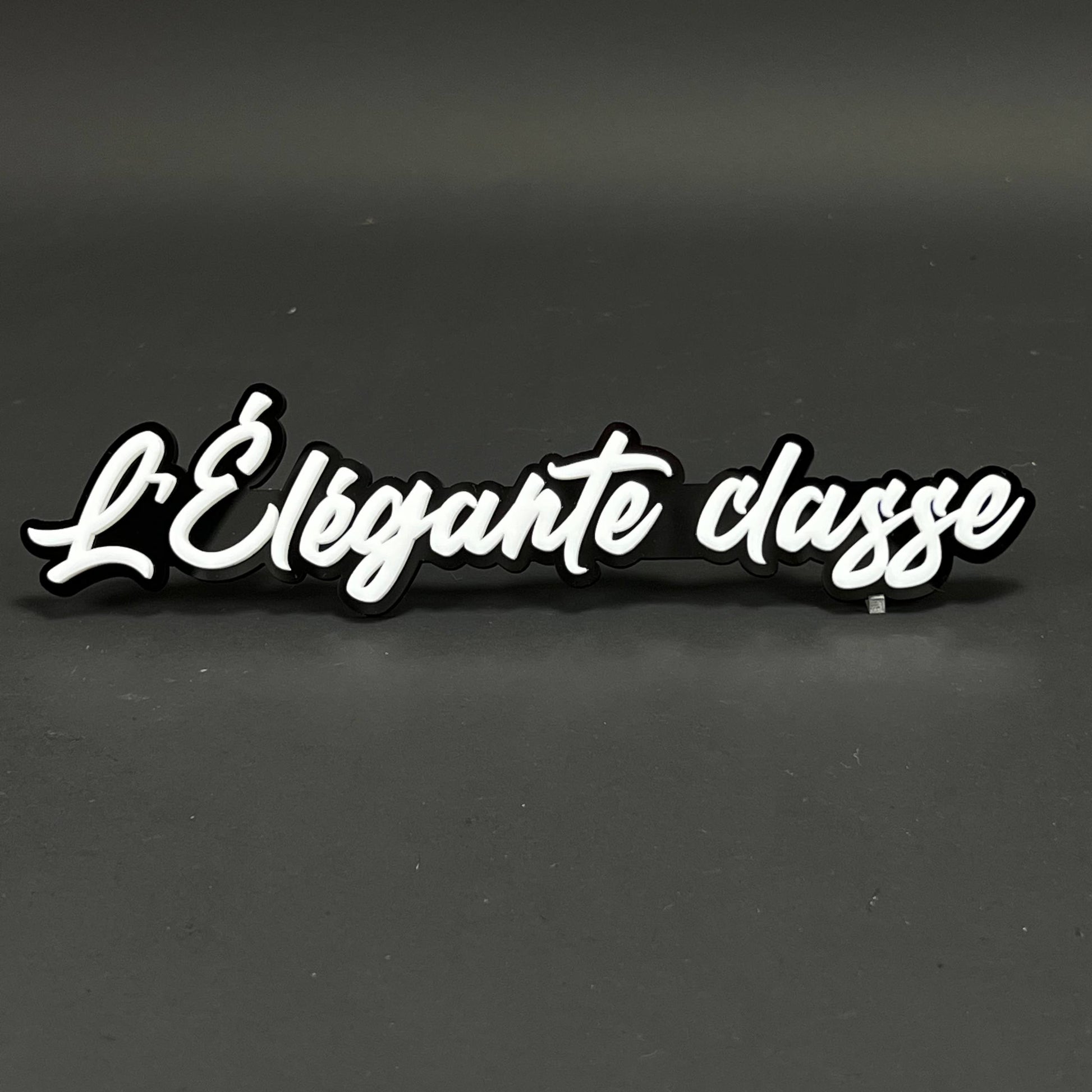 1PC L'�l�gante classe 3D Acrylic Badge - Car Truck Emblem Fender Sticker