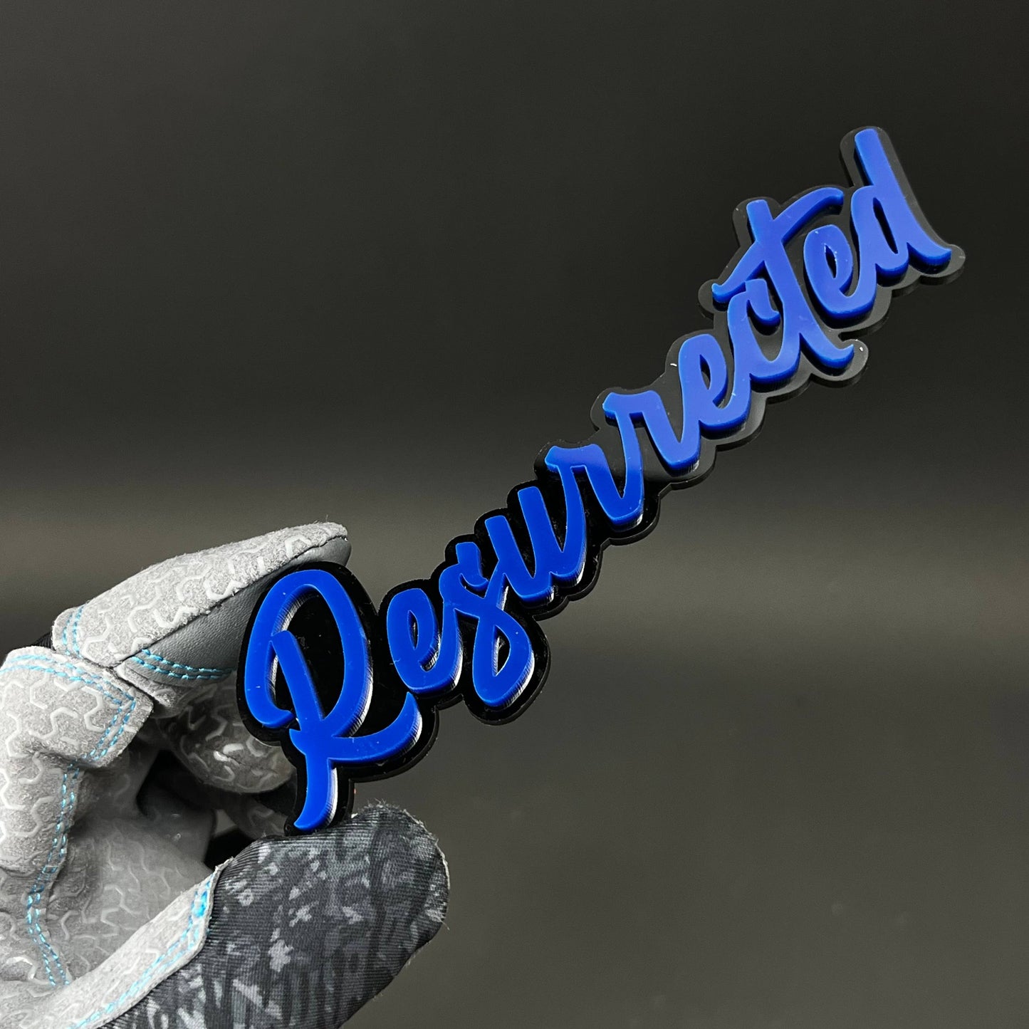 1PC Resurrected 3D Acrylic Badge - Car Truck Emblem Fender Sticker