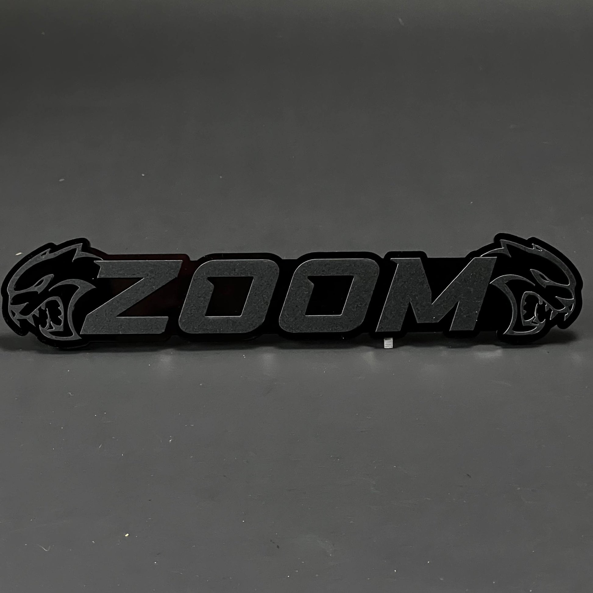 1PC ZOOM 3D Acrylic Badge - Car Truck Emblem Fender Tailgate Trunk Sticker