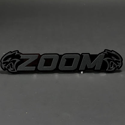 1PC ZOOM 3D Acrylic Badge - Car Truck Emblem Fender Tailgate Trunk Sticker