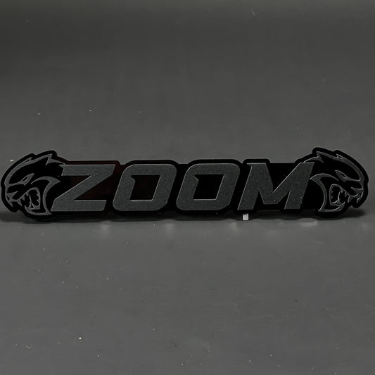1PC ZOOM 3D Acrylic Badge - Car Truck Emblem Fender Tailgate Trunk Sticker