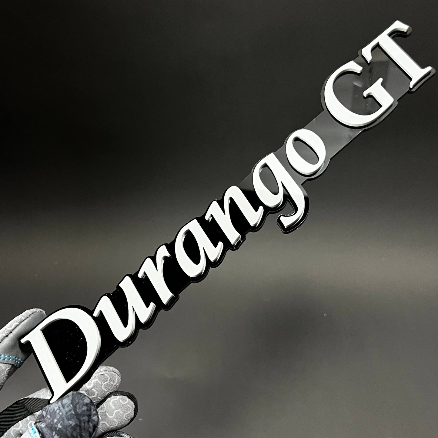 1PC Durango GT 3D Acrylic Badge - Car Truck Emblem Fender Tailgate Trunk Sticker
