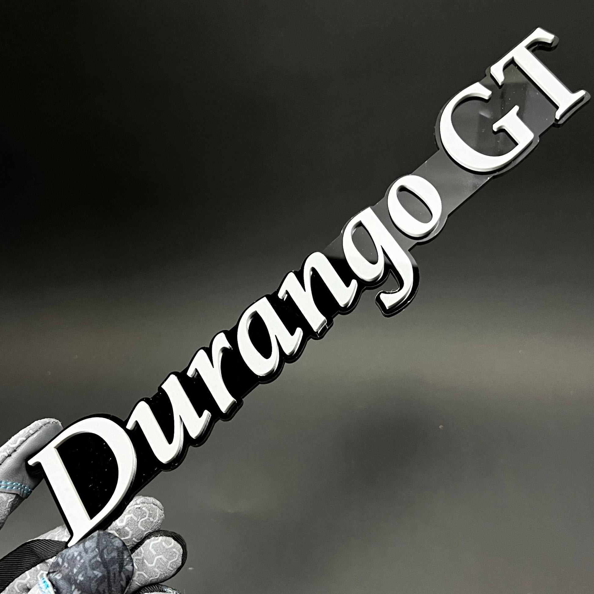 1PC Durango GT 3D Acrylic Badge - Car Truck Emblem Fender Tailgate Trunk Sticker