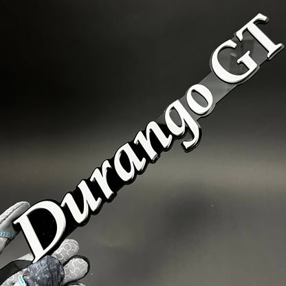 1PC Durango GT 3D Acrylic Badge - Car Truck Emblem Fender Tailgate Trunk Sticker