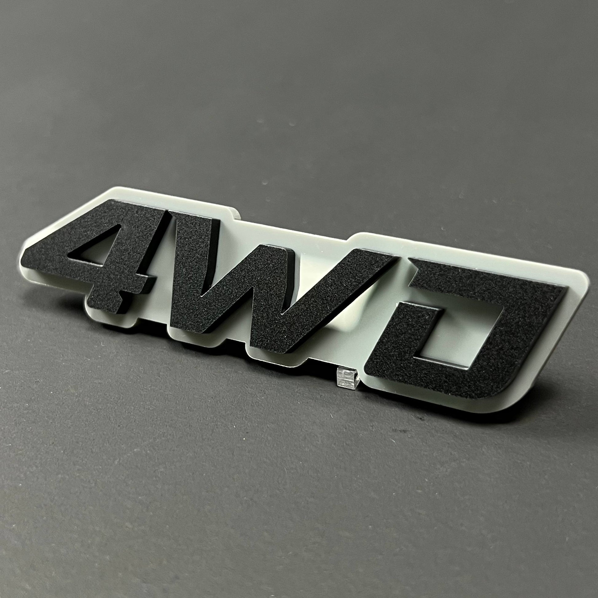 1PC 4WD 3D Acrylic Badge - Car Truck Emblem Fender Tailgate Trunk Sticker