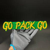 1PC GO PACK GO 3D Acrylic Badge - Car Truck Emblem Fender Tailgate Trunk Sticker