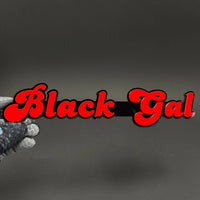 1PC Black Gal 3D Acrylic Badge - Car Truck Emblem Fender Tailgate Trunk Sticker