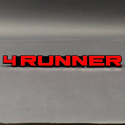 1PC 4RUNNER 3D Acrylic Badge - Car Truck Emblem Fender Tailgate Trunk Sticker