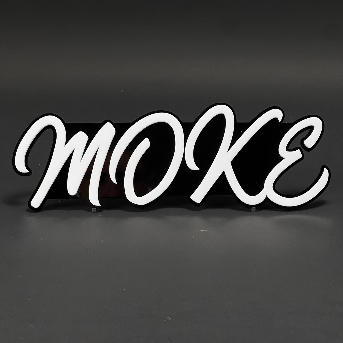 1PC MOKE 3D Acrylic Badge - Car Truck Emblem Fender Tailgate Trunk Sticker