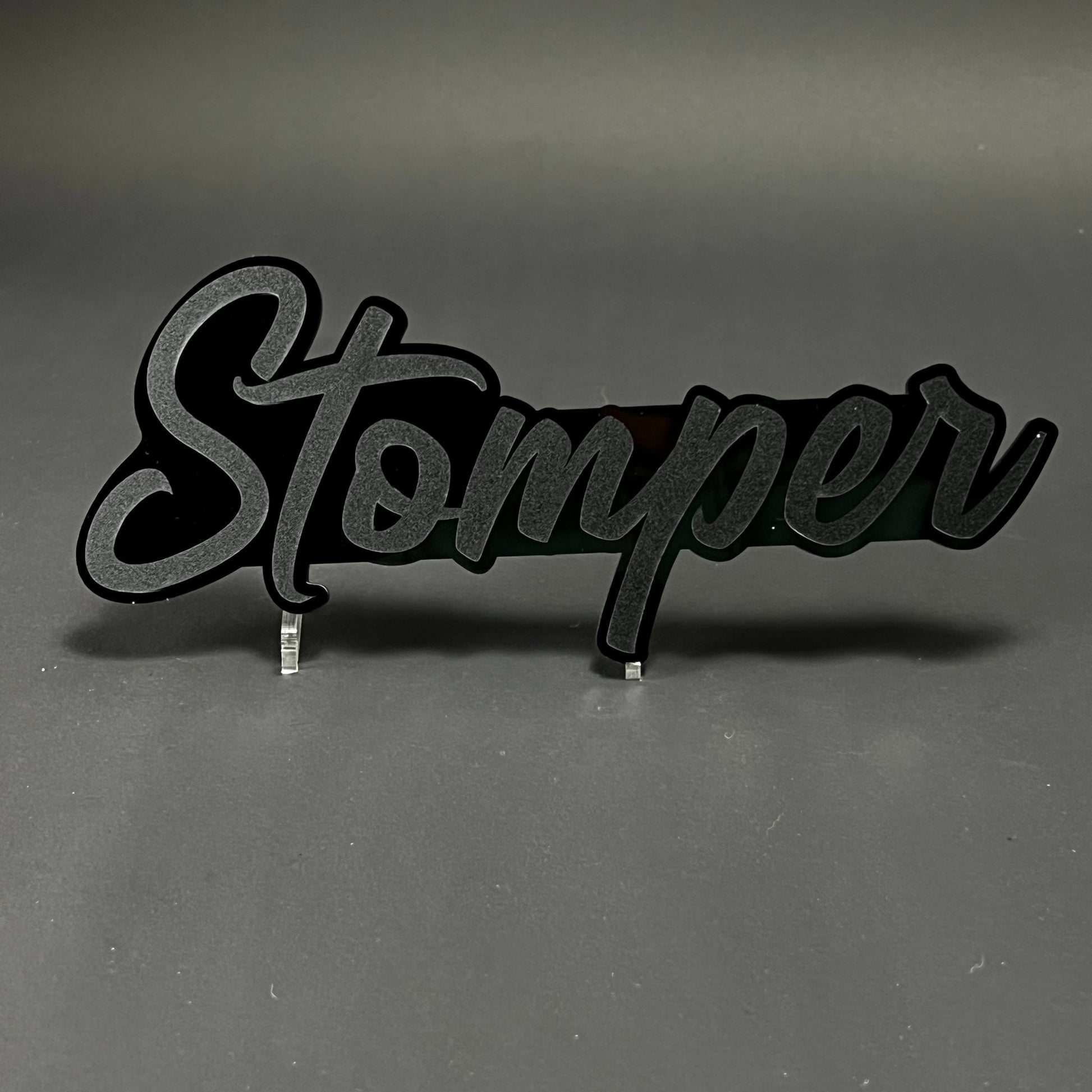 1PC Stomper 3D Acrylic Badge - Car Truck Emblem Fender Tailgate Trunk Sticker