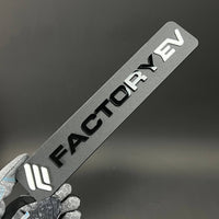 1PC FACTORY EV 3D Acrylic Badge - Car Truck Emblem Fender Tailgate Trunk Sticker
