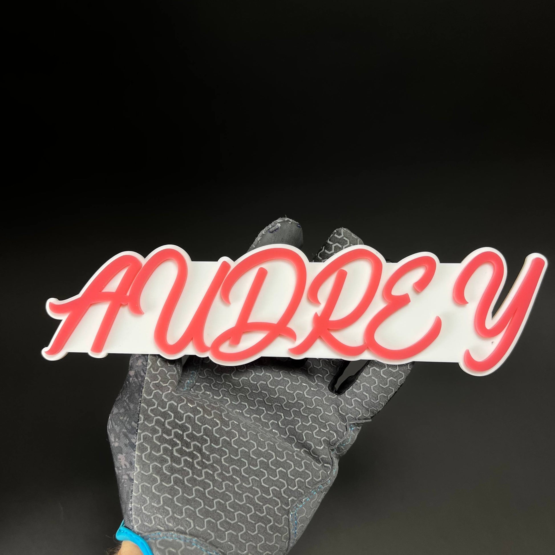 1PC AUDREY 3D Acrylic Badge - Car Truck Emblem Fender Tailgate Trunk Sticker