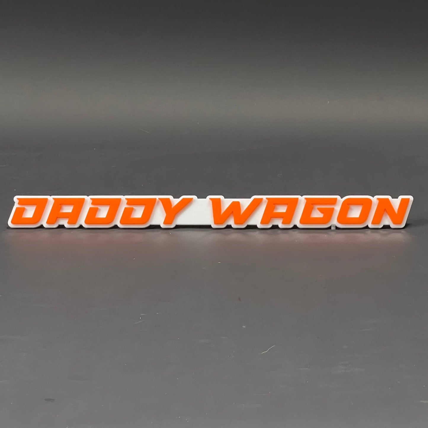 1PC DADDY WAGON 3D Acrylic Badge - Car Truck Emblem Fender Sticker