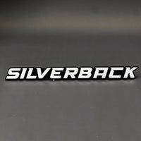 1PC SILVERBACK 3D Acrylic Badge - Car Truck Emblem Fender Tailgate Trunk Sticker