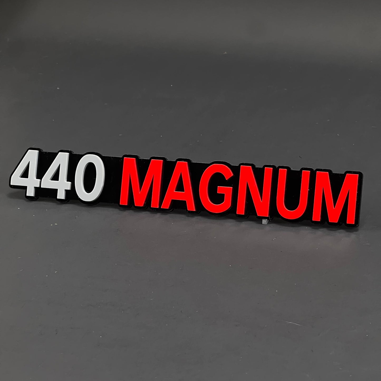 1PC 440 MAGNUM 3D Acrylic Badge - Car Truck Emblem Fender Tailgate Trunk Sticker