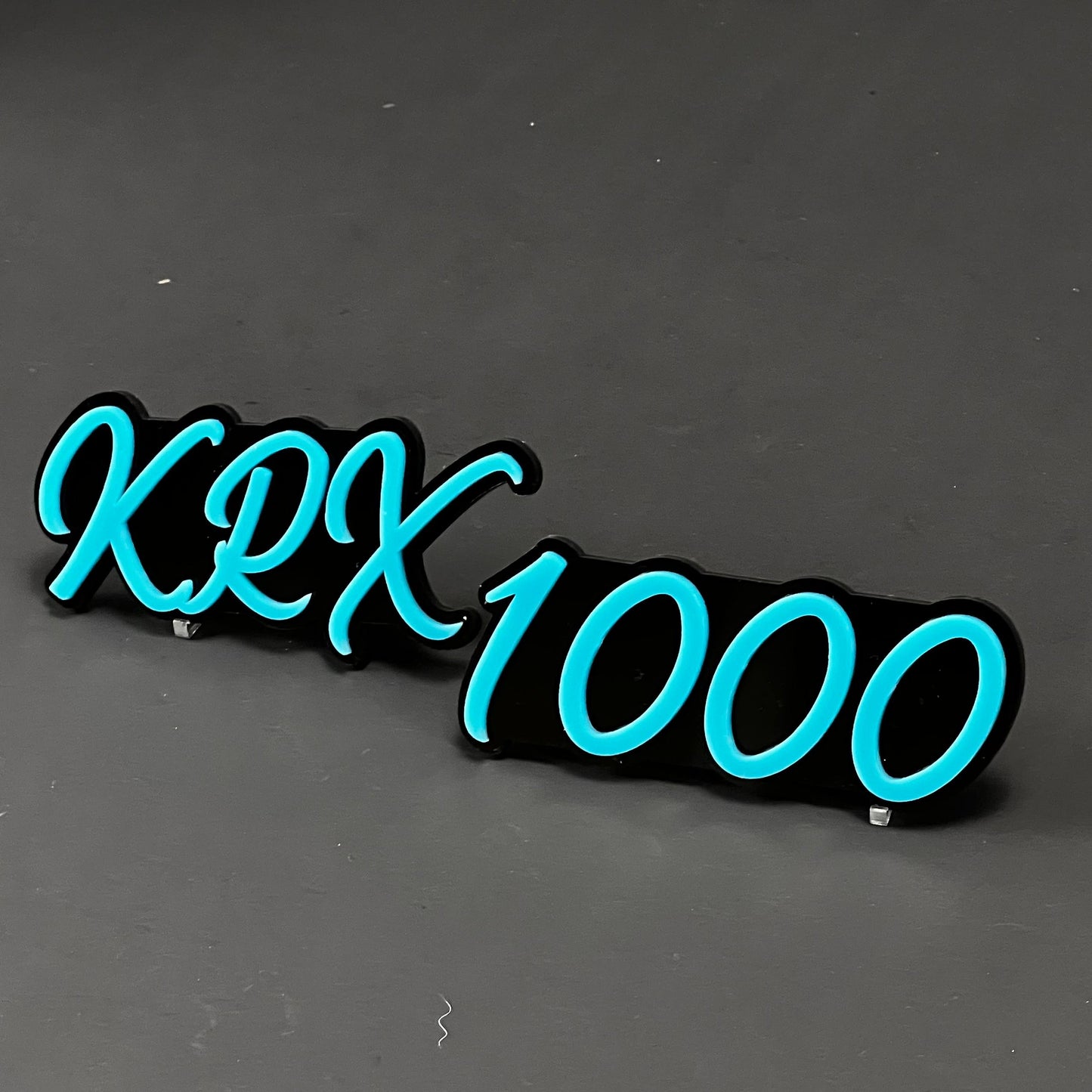1PC KRX 1000 3D Acrylic Badge - Car Truck Emblem Fender Tailgate Trunk Sticker