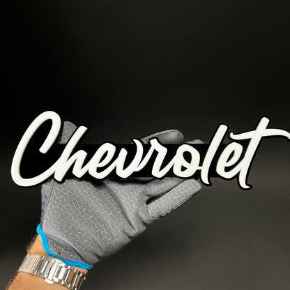 1PC Chevrolet 3D Acrylic Badge - Car Truck Emblem Fender Tailgate Trunk Sticker