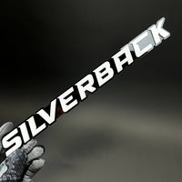 1PC SILVERBACK 3D Acrylic Badge - Car Truck Emblem Fender Tailgate Trunk Sticker
