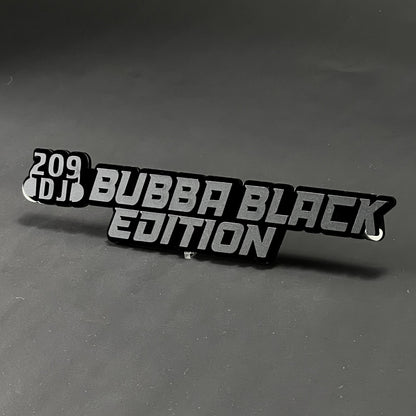 1PC BUBBA BLACK EDITION 3D Acrylic Badge - Car Truck Emblem Fender Sticker