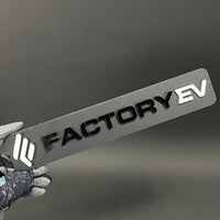 1PC FACTORY EV 3D Acrylic Badge - Car Truck Emblem Fender Tailgate Trunk Sticker
