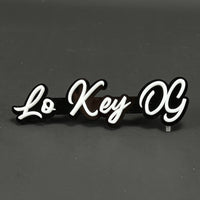 1PC Lo Key OG 3D Acrylic Badge - Car Truck Emblem Fender Tailgate Trunk Sticker