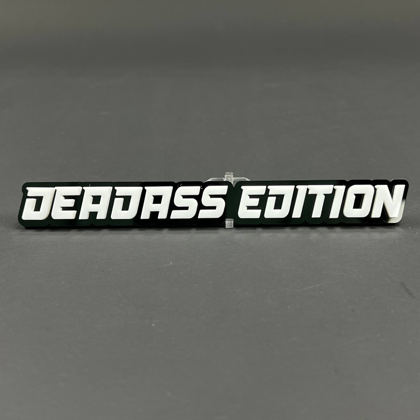1PC DEADASS EDITION 3D Acrylic Badge - Car Truck Emblem Fender Tailgate Trunk Sticker