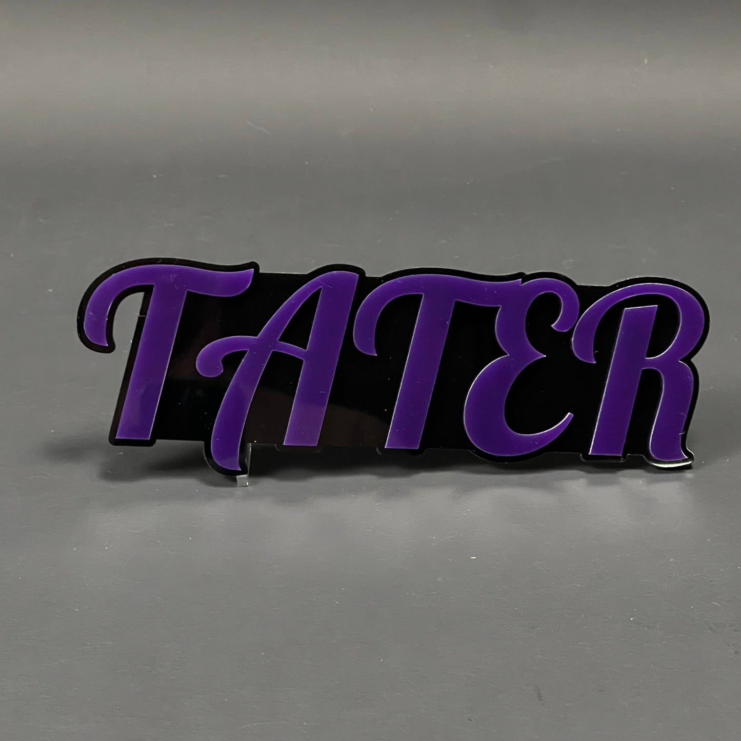 1PC TATER 3D Acrylic Badge - Car Truck Emblem Fender Tailgate Trunk Sticker