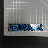 1PC DET. CARTER 3D Acrylic Badge - Car Truck Emblem Fender Sticker