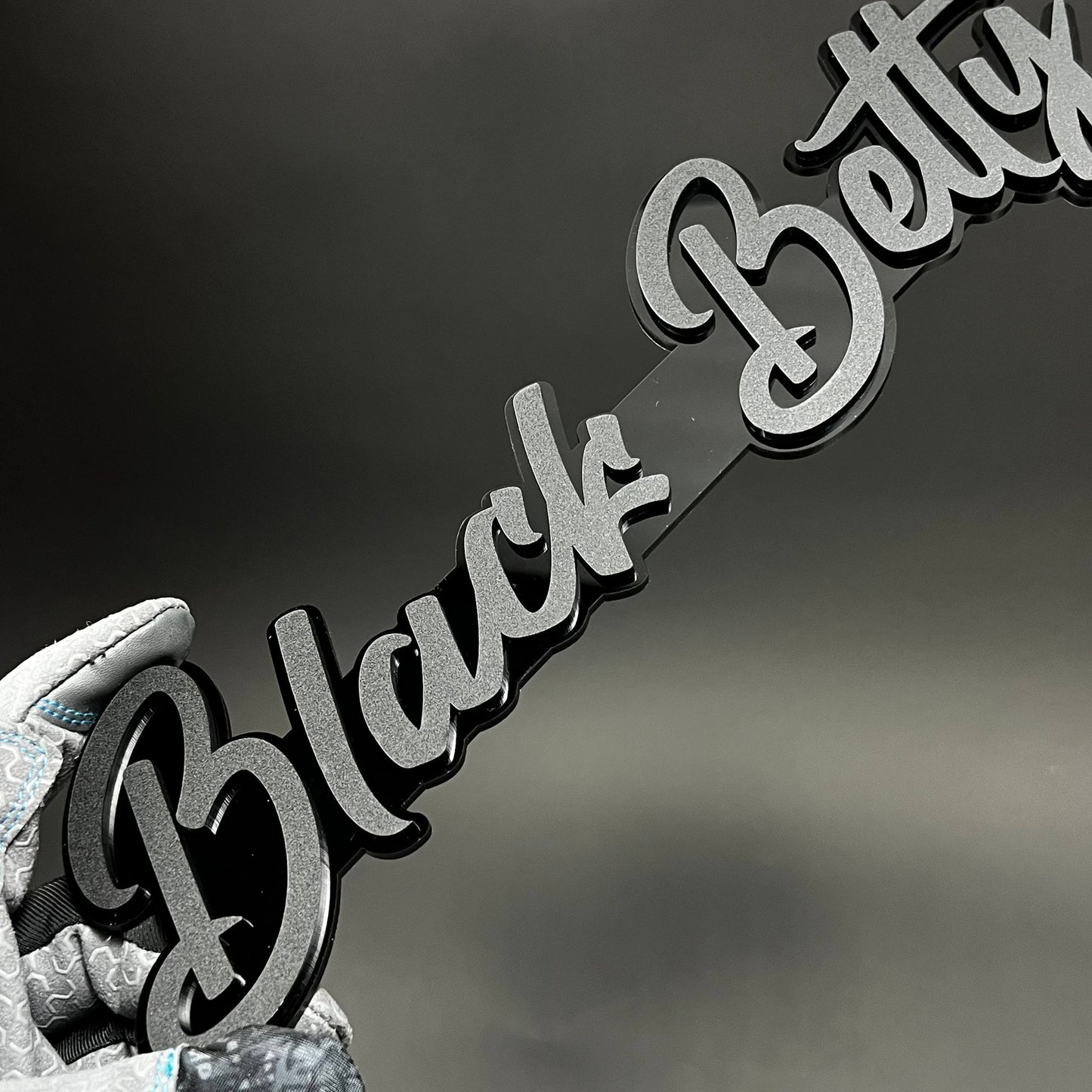1PC Black Betty 3D Acrylic Badge - Car Truck Emblem Fender Sticker