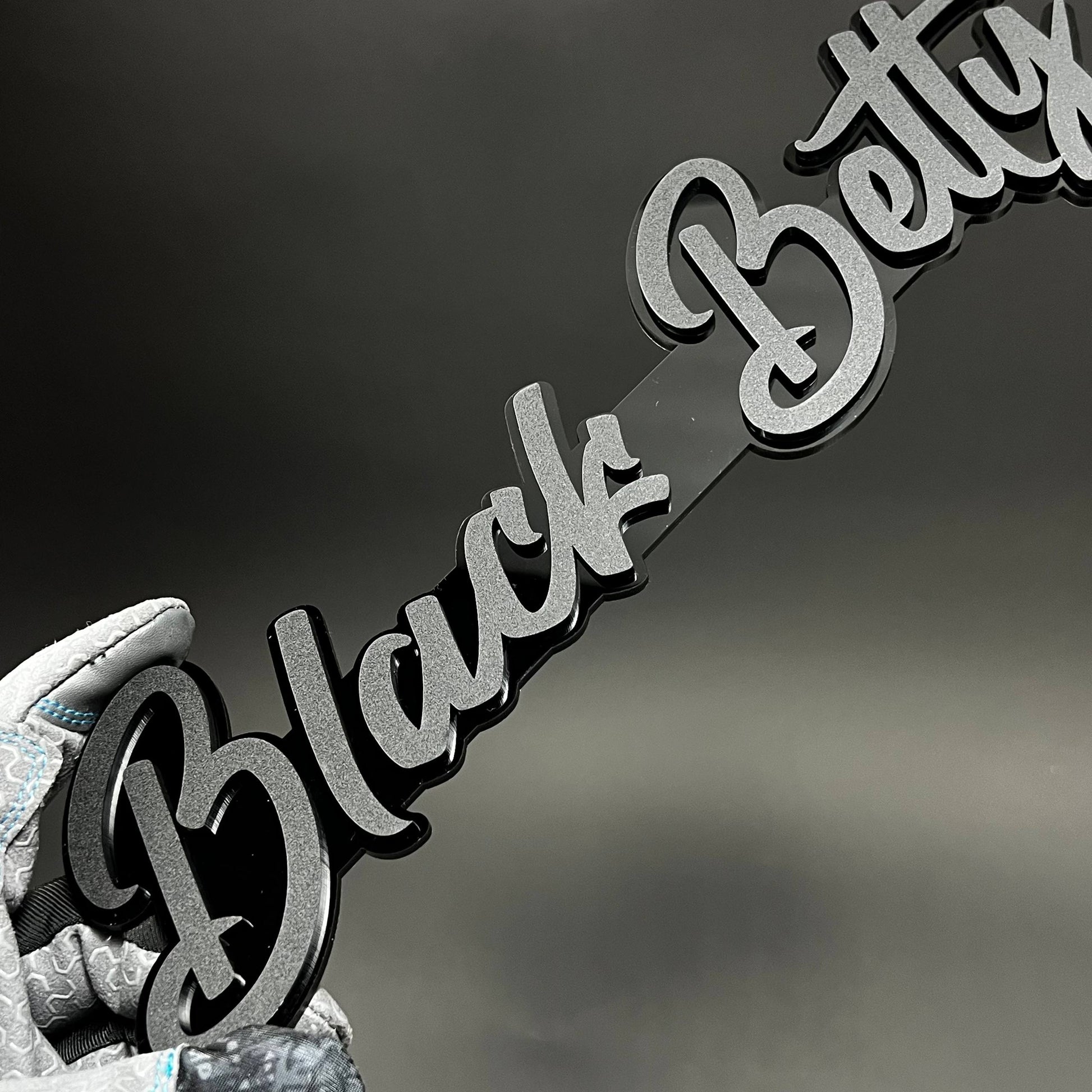 1PC Black Betty 3D Acrylic Badge - Car Truck Emblem Fender Sticker