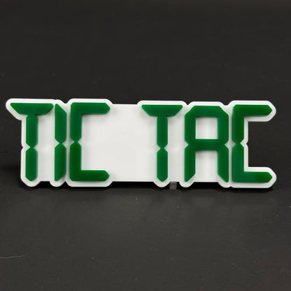 1PC TIC TAC 3D Acrylic Badge - Car Truck Emblem Fender Tailgate Trunk Sticker