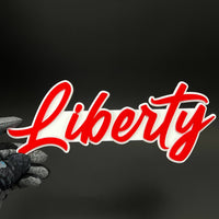 1PC Liberty 3D Acrylic Badge - Car Truck Emblem Fender Tailgate Trunk Sticker