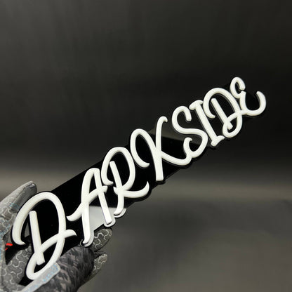 1PC DARKSIDE 3D Acrylic Badge - Car Truck Emblem Fender Tailgate Trunk Sticker
