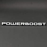 1PC POWERBOOST 3D Acrylic Badge - Car Truck Emblem Fender Tailgate Trunk Sticker