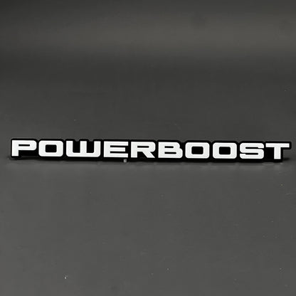 1PC POWERBOOST 3D Acrylic Badge - Car Truck Emblem Fender Tailgate Trunk Sticker
