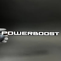 1PC POWERBOOST 3D Acrylic Badge - Car Truck Emblem Fender Tailgate Trunk Sticker