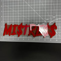1PC MI$TRE$$ 3D Acrylic Badge - Car Truck Emblem Fender Tailgate Trunk Sticker