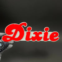1PC Dixie 3D Acrylic Badge - Car Truck Emblem Fender Tailgate Trunk Sticker