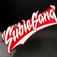1PC SubieGang 3D Acrylic Badge - Car Truck Emblem Fender Tailgate Trunk Sticker