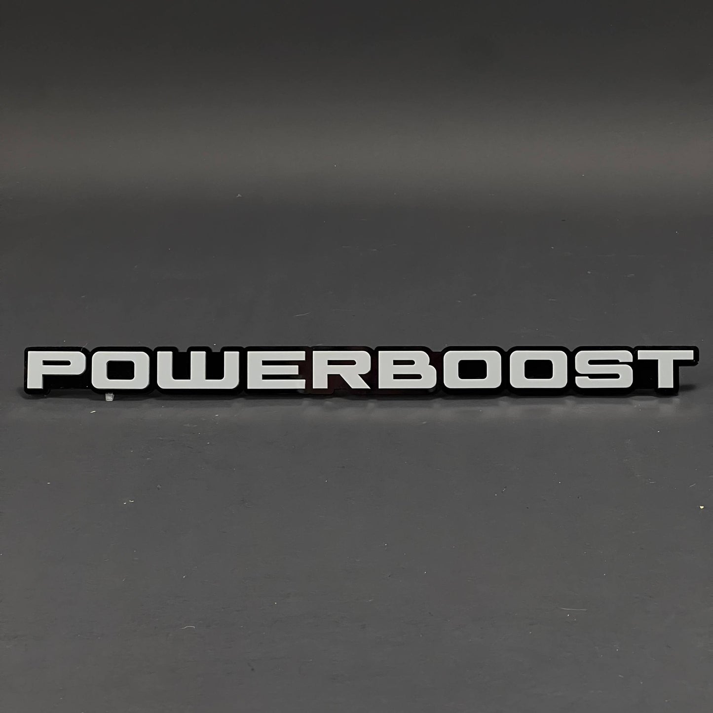 1PC POWERBOOST 3D Acrylic Badge - Car Truck Emblem Fender Tailgate Trunk Sticker