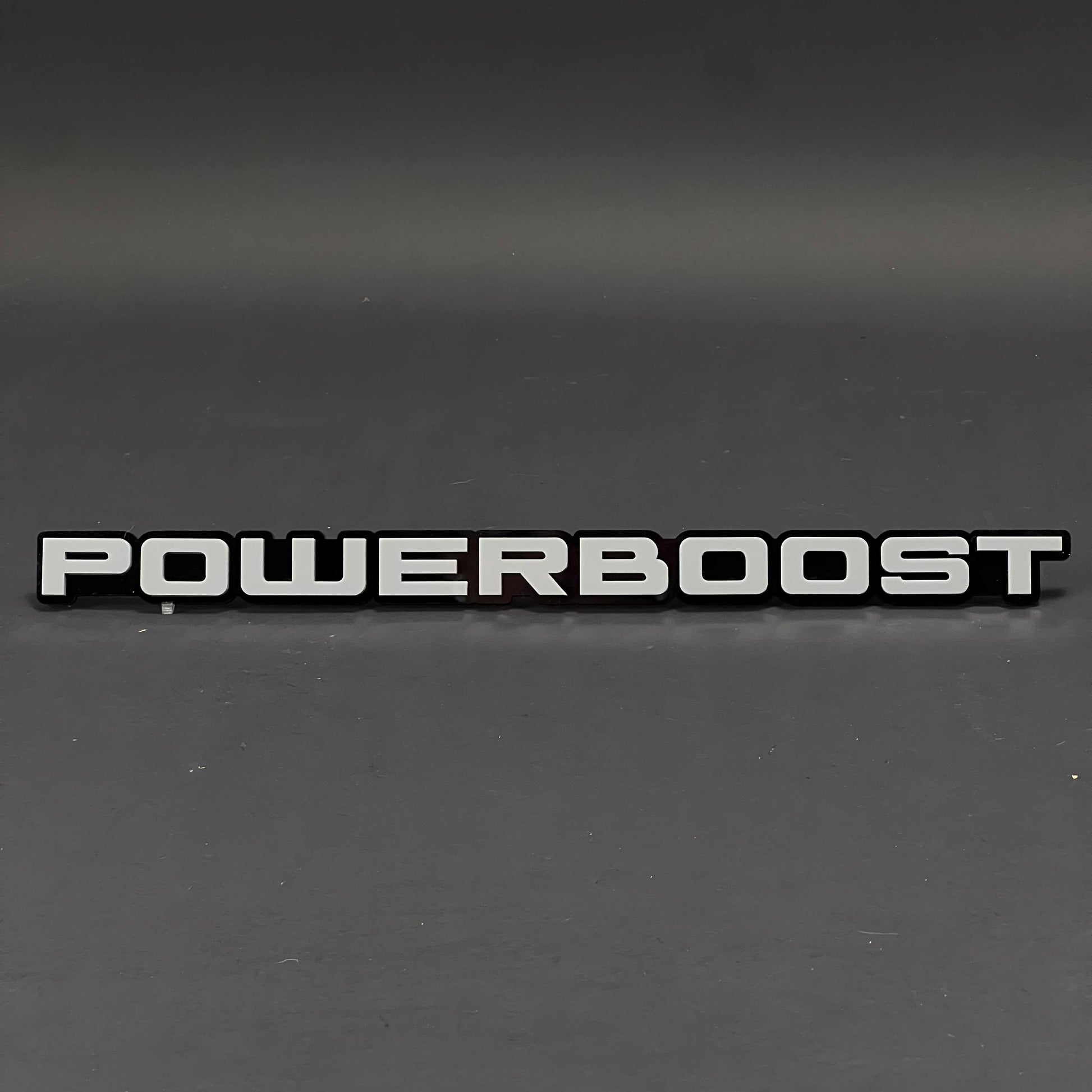 1PC POWERBOOST 3D Acrylic Badge - Car Truck Emblem Fender Tailgate Trunk Sticker