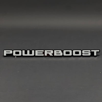 1PC POWERBOOST 3D Acrylic Badge - Car Truck Emblem Fender Tailgate Trunk Sticker