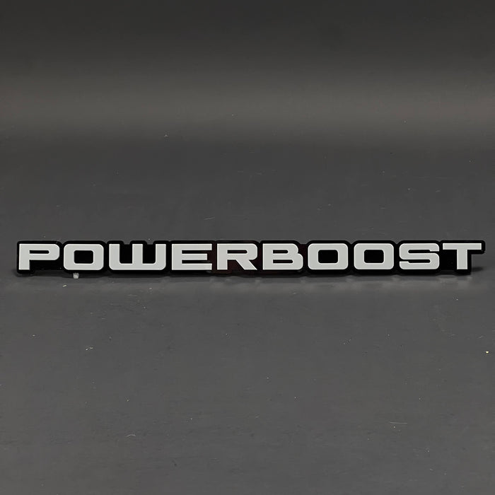 1PC POWERBOOST 3D Acrylic Badge - Car Truck Emblem Fender Tailgate Trunk Sticker