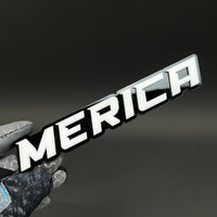 1PC MERICA 3D Acrylic Badge - Car Truck Emblem Fender Tailgate Trunk Sticker