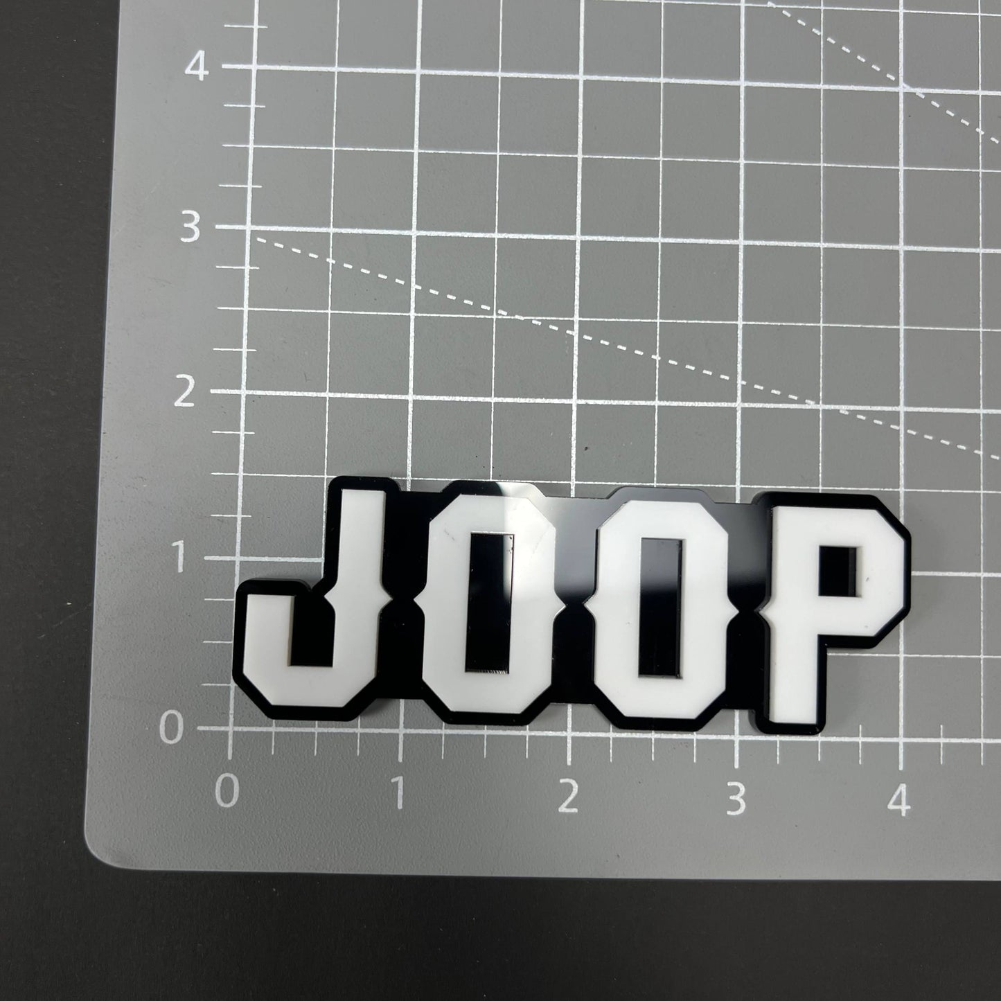 1PC JOOP 3D Acrylic Badge - Car Truck Emblem Fender Tailgate Trunk Sticker