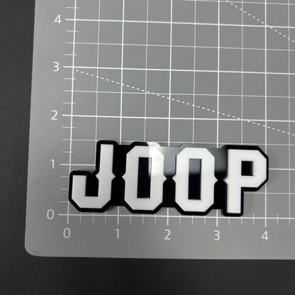 1PC JOOP 3D Acrylic Badge - Car Truck Emblem Fender Tailgate Trunk Sticker