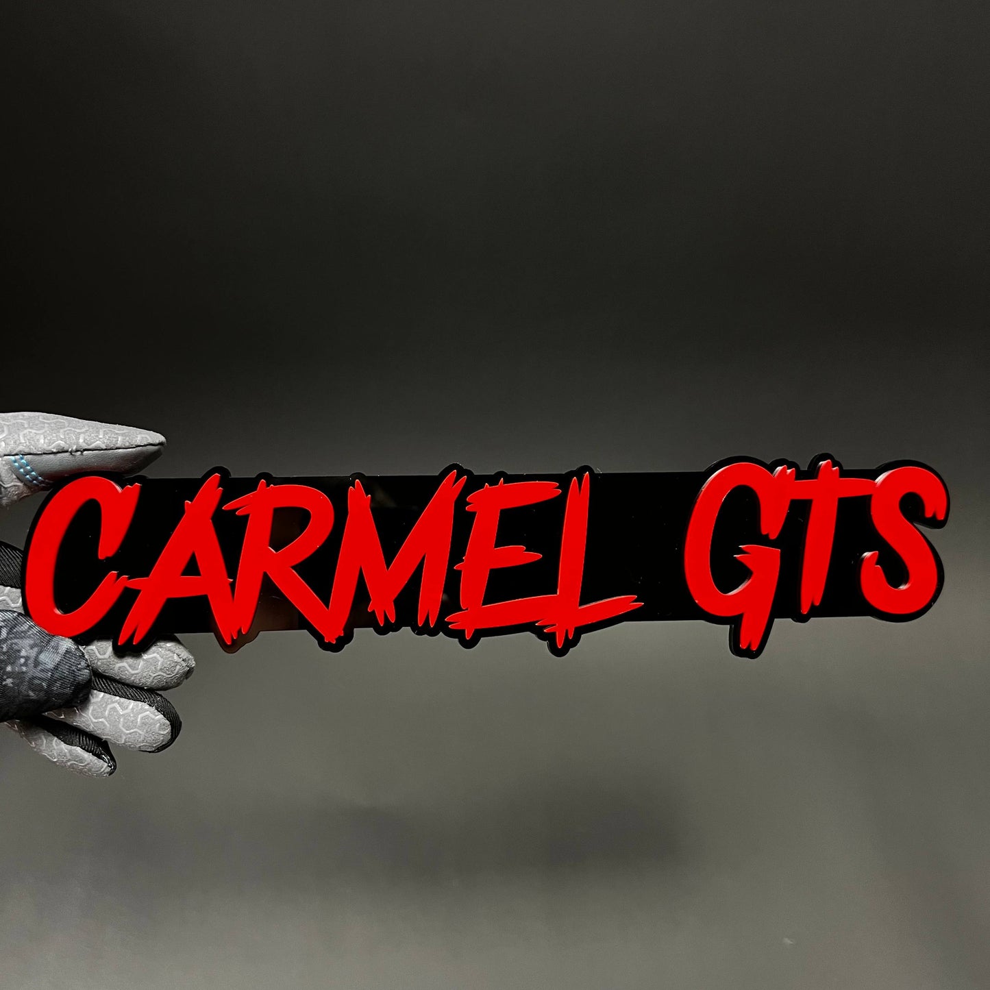 1PC CARMEL GTS 3D Acrylic Badge - Car Truck Emblem Fender Tailgate Trunk Sticker