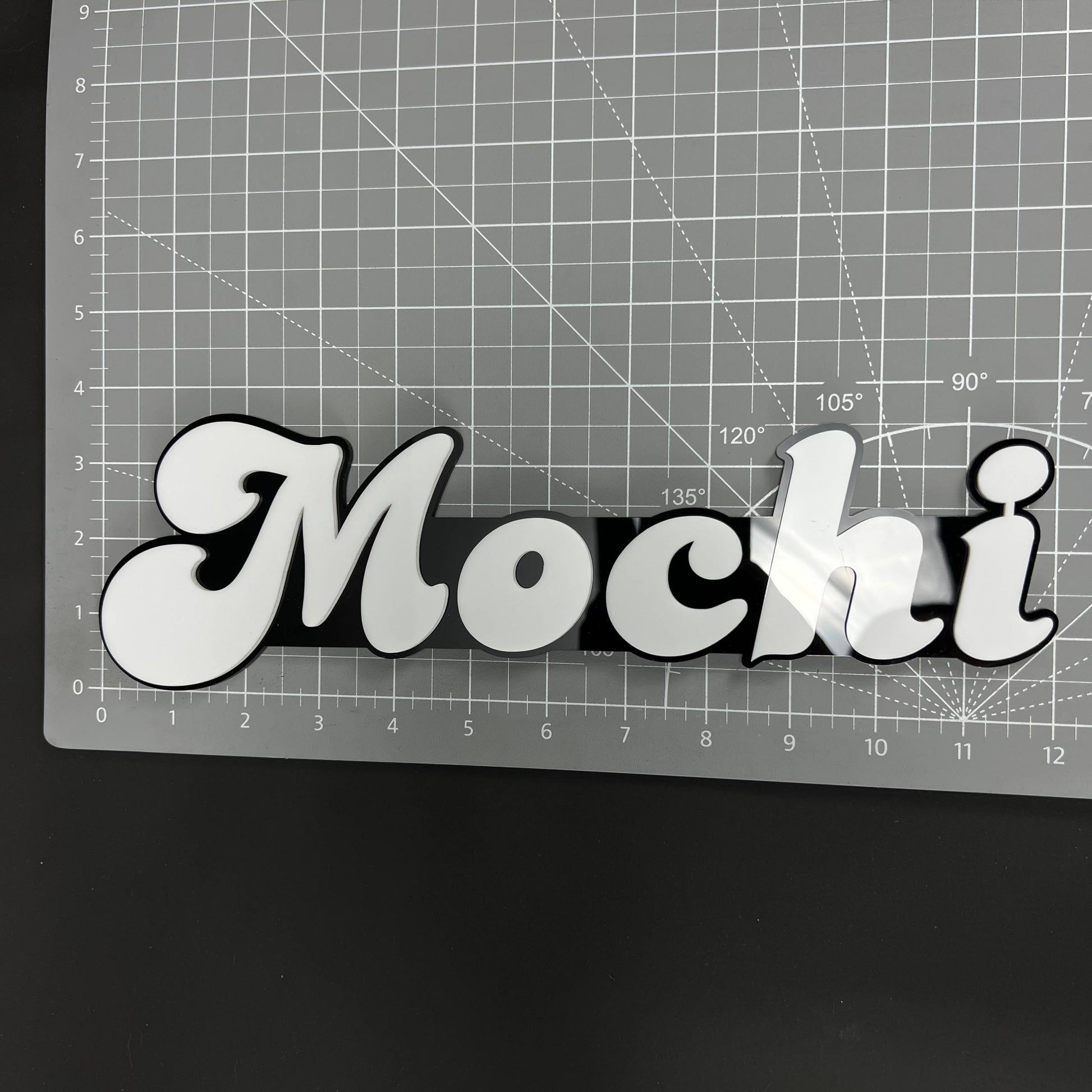 1PC Mochi 3D Acrylic Badge - Car Truck Emblem Fender Tailgate Trunk Sticker