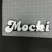 1PC Mochi 3D Acrylic Badge - Car Truck Emblem Fender Tailgate Trunk Sticker