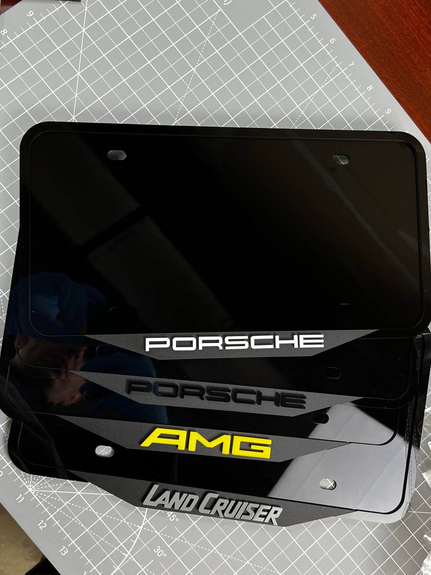 1PC PORSCHE 3D Acrylic Badge - Car Truck Emblem Fender Tailgate Trunk Sticker